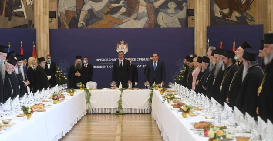Vučić ugostio patrijarha i episkope na ručku! Ukazao sam na brojne opasnosti: "Biće pritisaka na Srbiju"