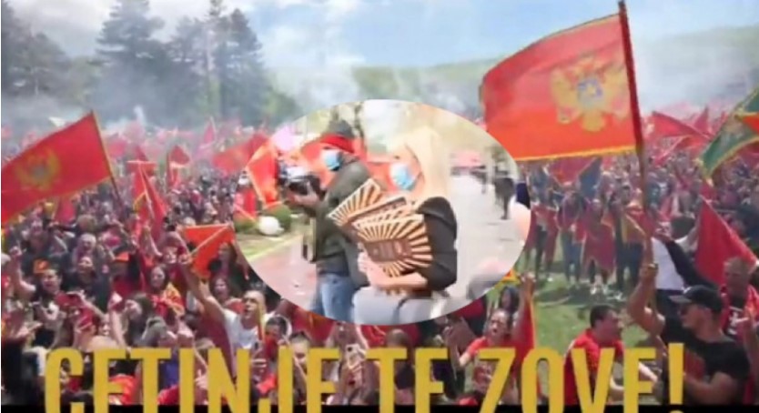 PROTEST NA CETINJU: Bune se se zbog ustoličenja Joanikija, mere se ne poštuju, policija samo zapisuje!