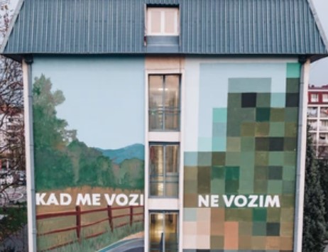 NOVI MURAL SA SNAŽNOM PORUKOM OSVANUO U BEOGRADU: Promocija odgovorne konzumacije alkohola!!