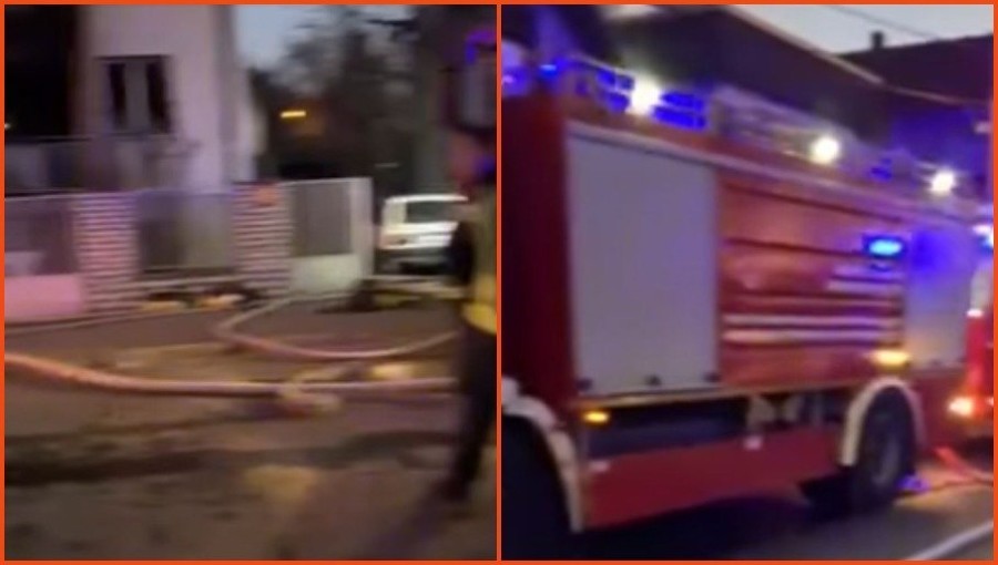 VELIKI POŽAR U KRUGU INFEKTIVNE KLINIKE, POGINULA JEDNA OSOBA: Požar u stambenoj zgradi iza klinike, ima i povređenih