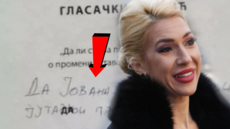 BEZOBRAZNI HIT! Listić sa referenduma zapalio društvene mreže