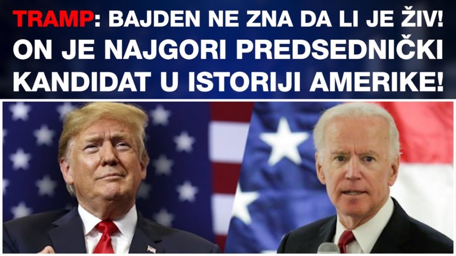 DONALD TRAMP: Bajdenovo fizičko i mentalno zdravlje se pogoršava