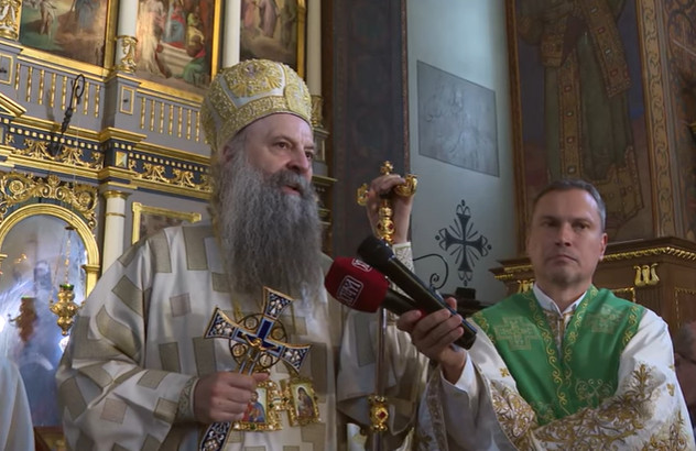 PATRIJARH PORFIRIJE: Spasovdan uspomena na tajnu Hristovog dolaska