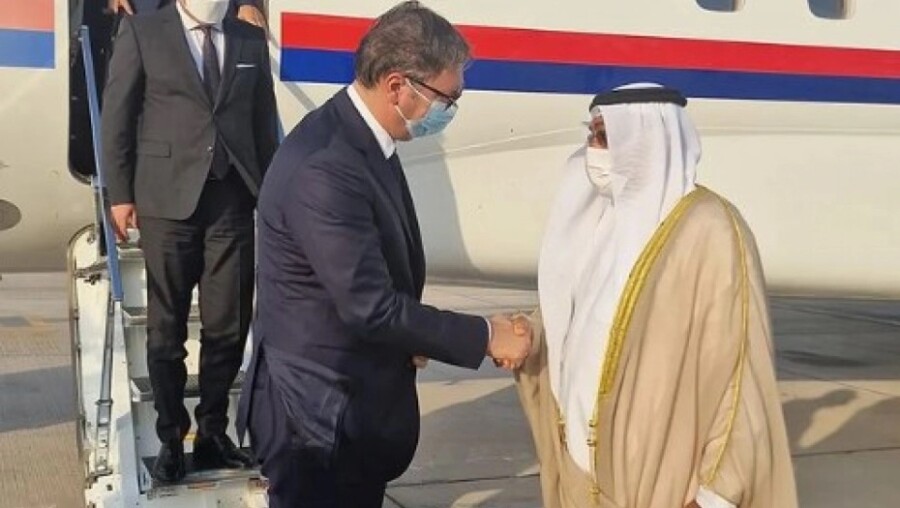 PREDSEDNIK VUČIĆ U EMIRATIMA: Na sastanku sa šeikom Bin Zajedom o investicijama i geopolitičkoj situaciji