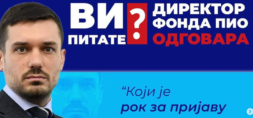 EVO KADA ĆE PENZIONERI DOBITI KARTICE Odgovara direktor PIO Fonda Relja Ognjenović