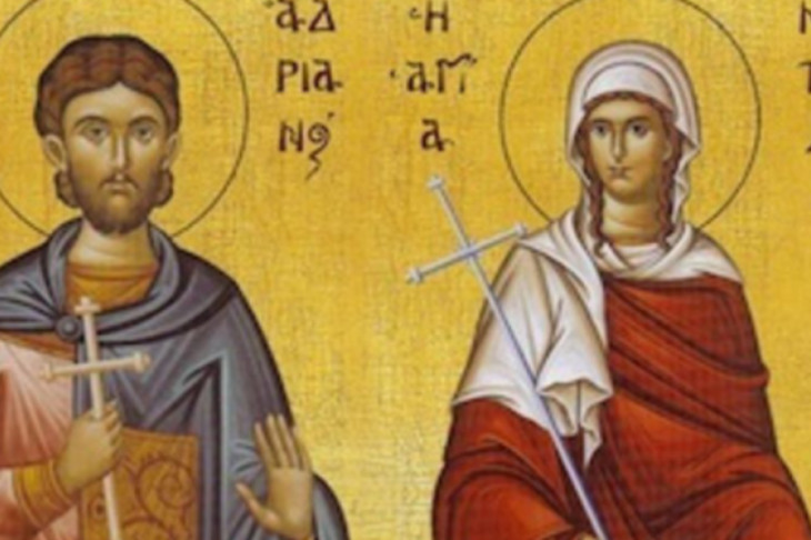 DANAS SU SVETI ADRIJAN I NATALIJA Veruje se da supružnici danas treba da im zapale sveću u crkvi i pomole se ovim rečima