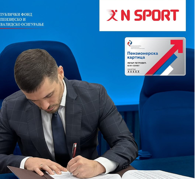 JOŠ JEDAN IMPOZANTAN POPUST UZ PENZIONERSKU KARTICU Potpisan sporazum između Fonda PIO i kompanije „N Sport”