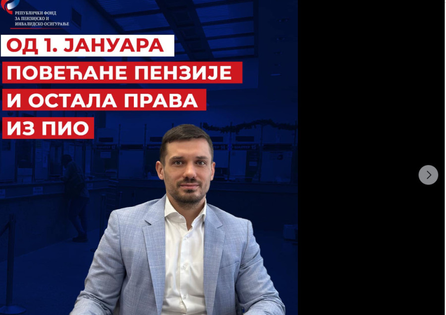 PENZIJE ĆE RASTI TOKOM GODINE VIŠE PUTA Takvu mogućnost najavio je direktor Fonda PIO Relja Ognjenović