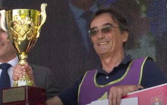 PENZIONER POBEDNIK NA TAKMIČENJU U MOKRINU  On je u superfinalu tucanja vaskršnjim jajima bio najbolji