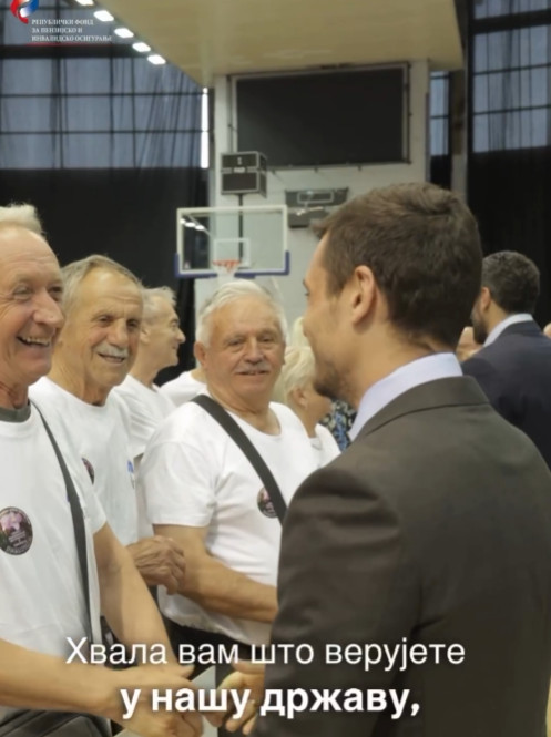 DIREKTOR FONDA PIO NA SPORTSKOJ MANIFESTACIJI PENZIONERA "Hvala vam na energiji, država pruža podršku najstarijima na mnoge načine"