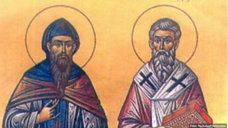 SUTRA JE CRVENO SLOVO Slave se sveta braća Ćirilo i Metodije, ispoštujte ove običaje