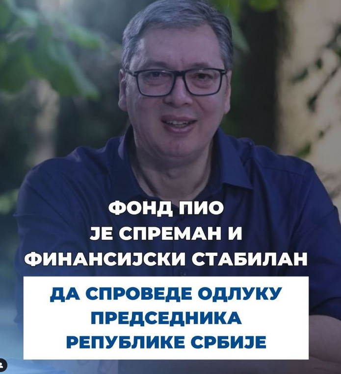 FOND PIO SPREMAN Ognjenović: Finansijski smo stabilni da sprovedemo odluku predsednika Vučića i Vlade o povećanju penzija pre januara za 11 odsto